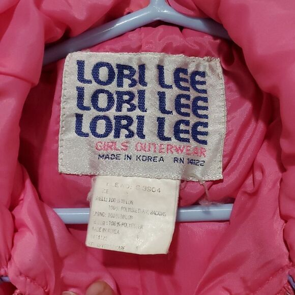 Pink Vintage Children's Snowsuit with Mittens - Picture 5 of 14